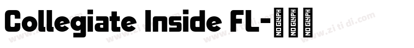 Collegiate Inside FL字体转换